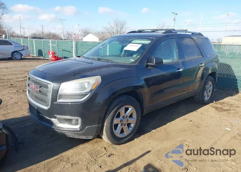 2014 GMC Acadia Sle-2 из США, поврежденный, VIN 1GKKVPKD4EJ315988